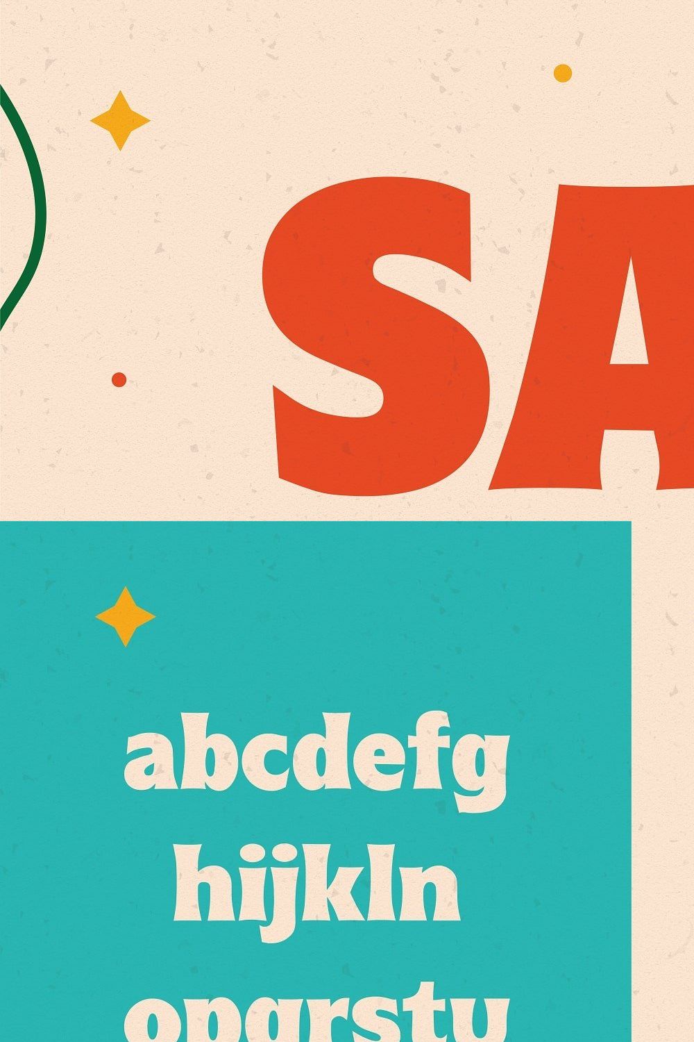 Sasquatch - Vintage Display Typeface pinterest preview image.