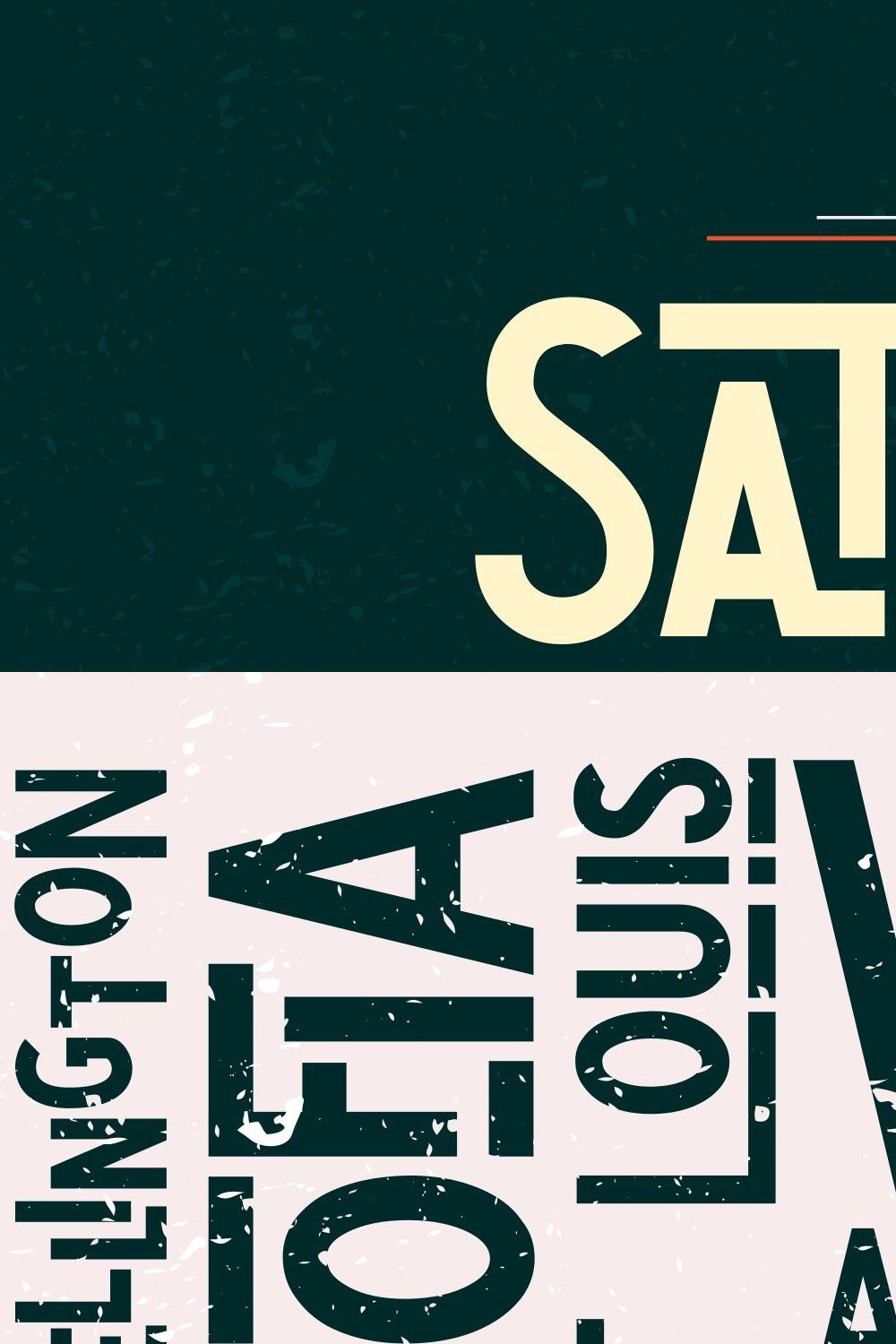 Satisfactory Vintage and Retro fonts pinterest preview image.
