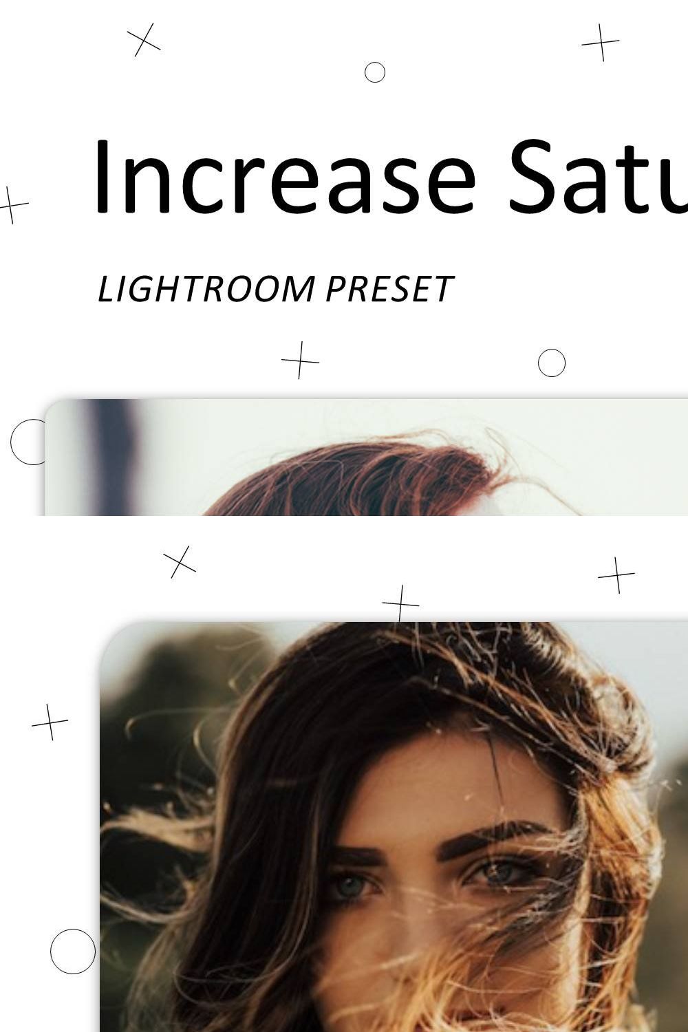 Saturation - Lightroom Presets pinterest preview image.