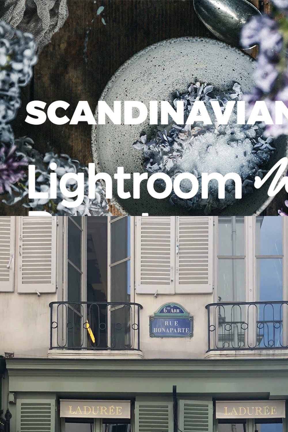 Scandinavian Lightroom Mobile Preset pinterest preview image.