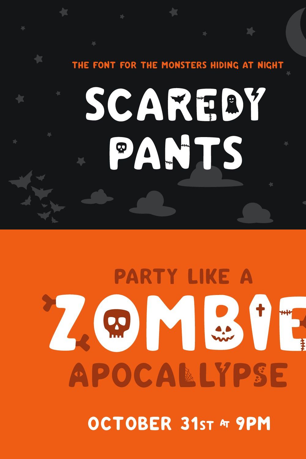 Scaredy Pants pinterest preview image.