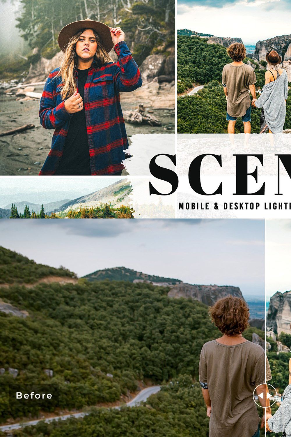 Scenic Pro Lightroom Presets pinterest preview image.