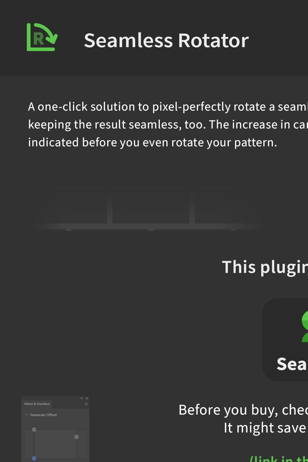 Seamless Rotator pinterest preview image.