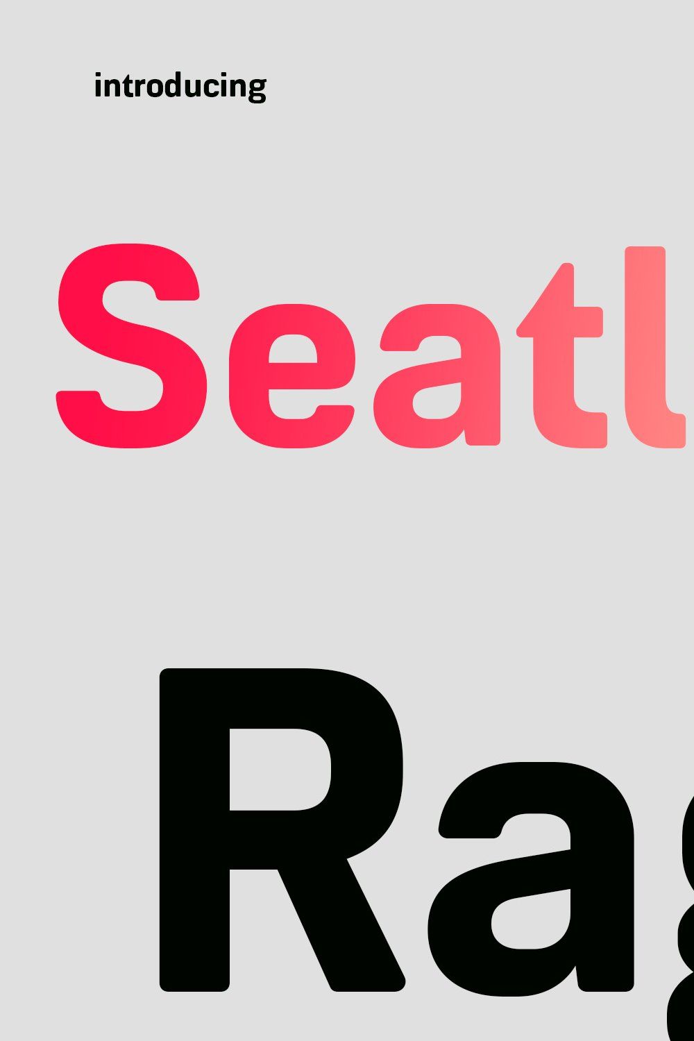 Seatlon Sans Display Font pinterest preview image.