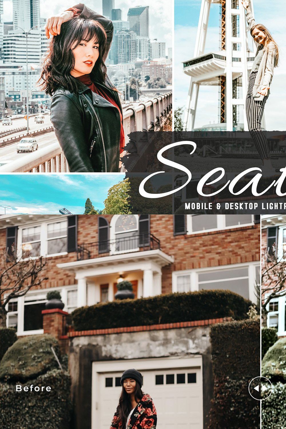 Seattle Pro Lightroom Presets pinterest preview image.