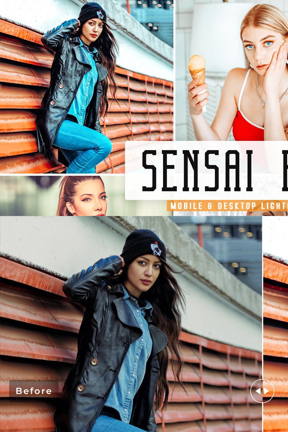 Sensai Rouge Pro Lightroom Presets pinterest preview image.