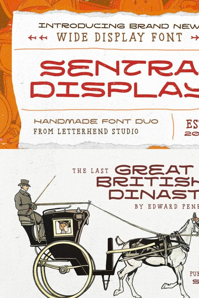Sentra Svg Sentra Display - Handmade Font Duo – MasterBundles