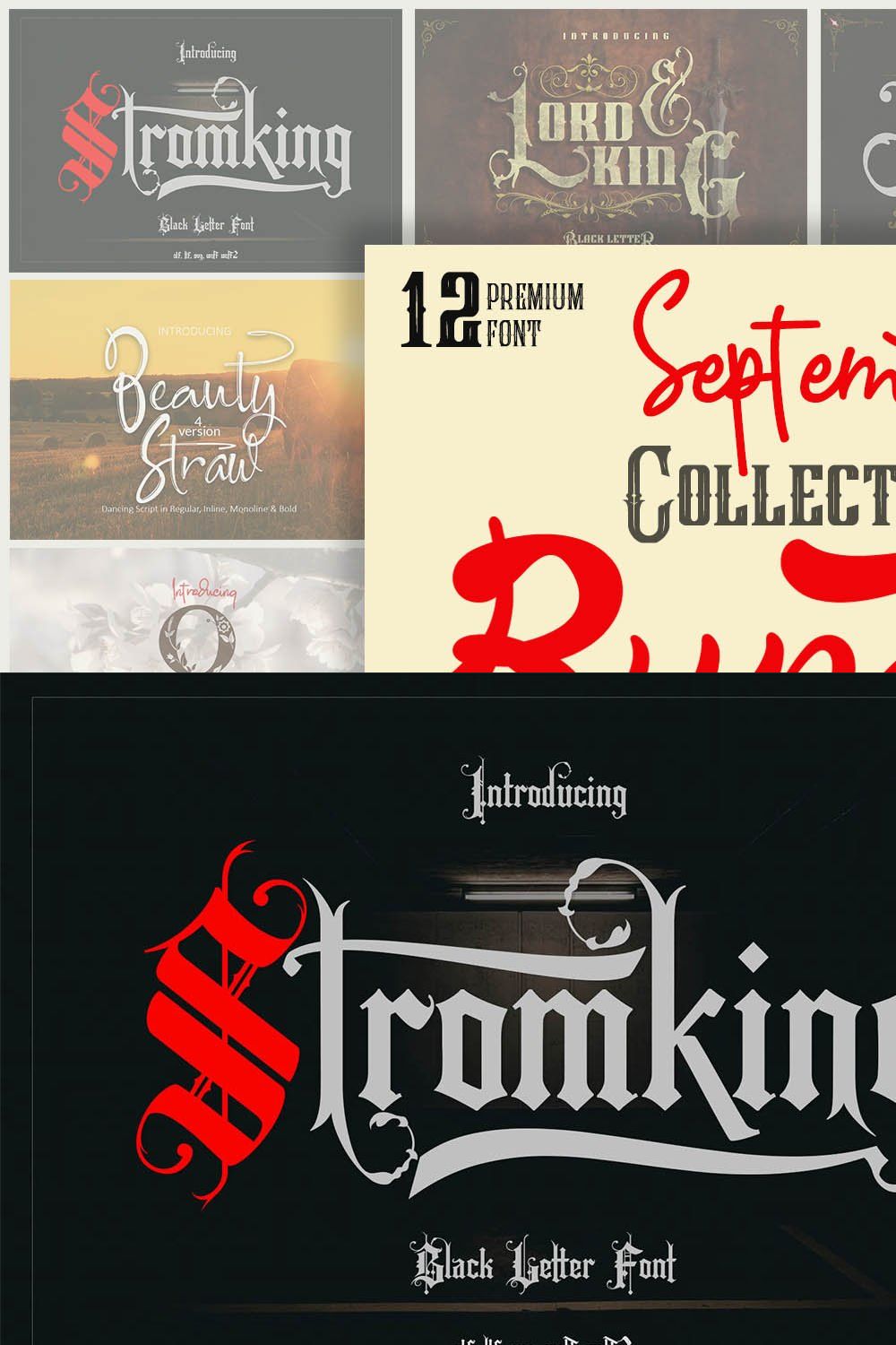 September Collections Bundle pinterest preview image.