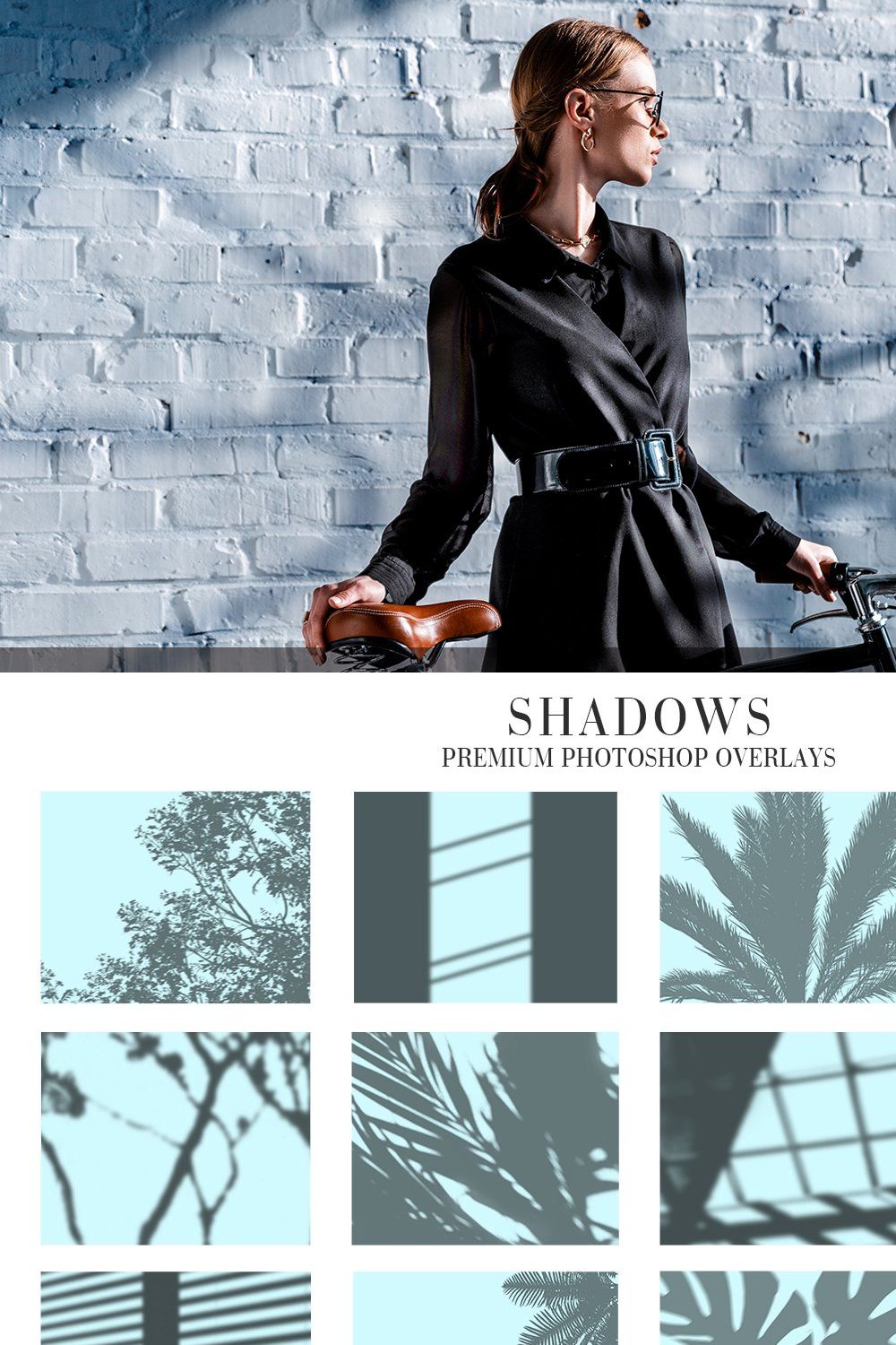 Shadows Overlays Photoshop pinterest preview image.