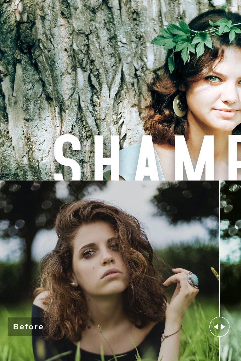 Shamrock Pro Lightroom Presets pinterest preview image.