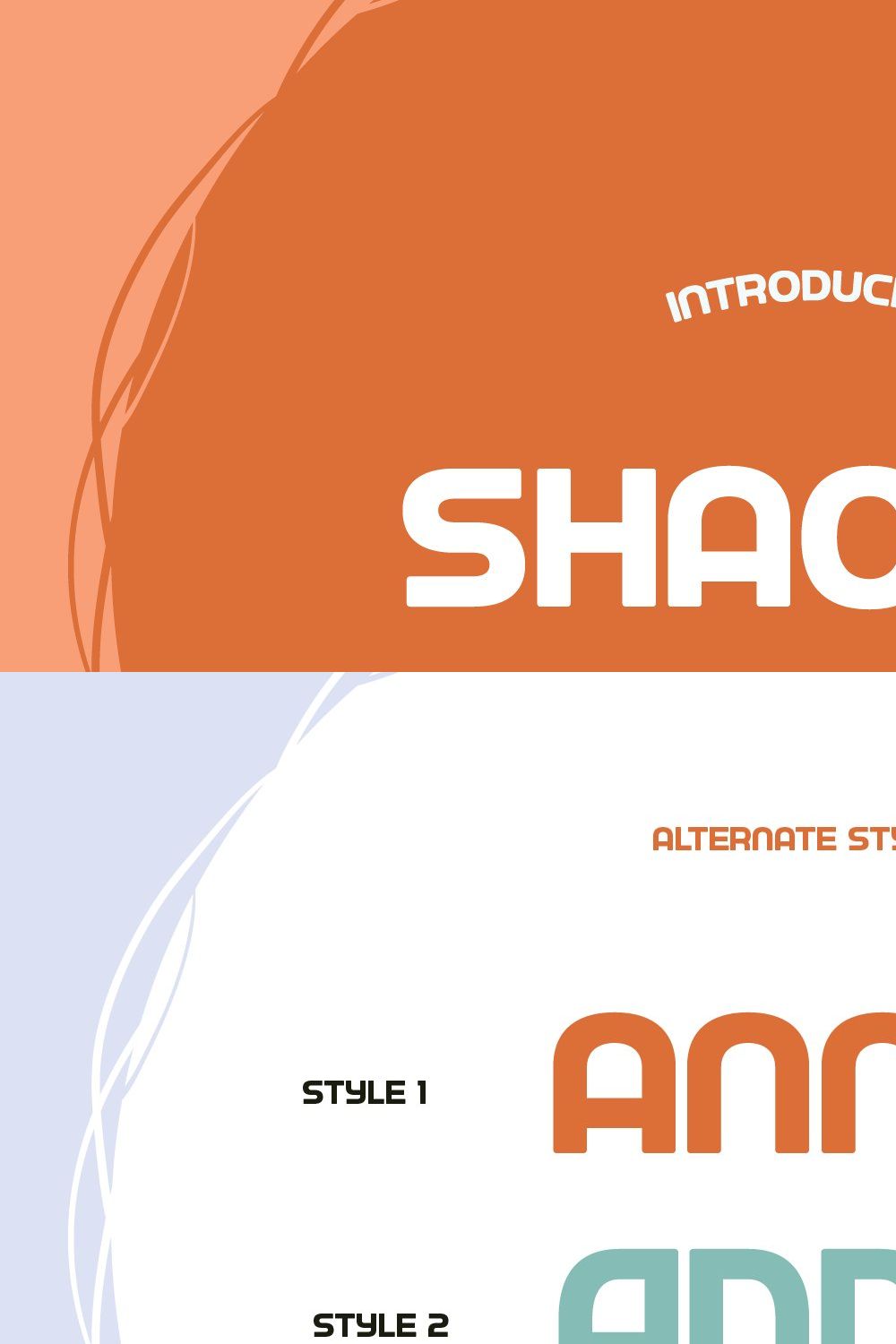 Shaolin - A Multilingual Font pinterest preview image.