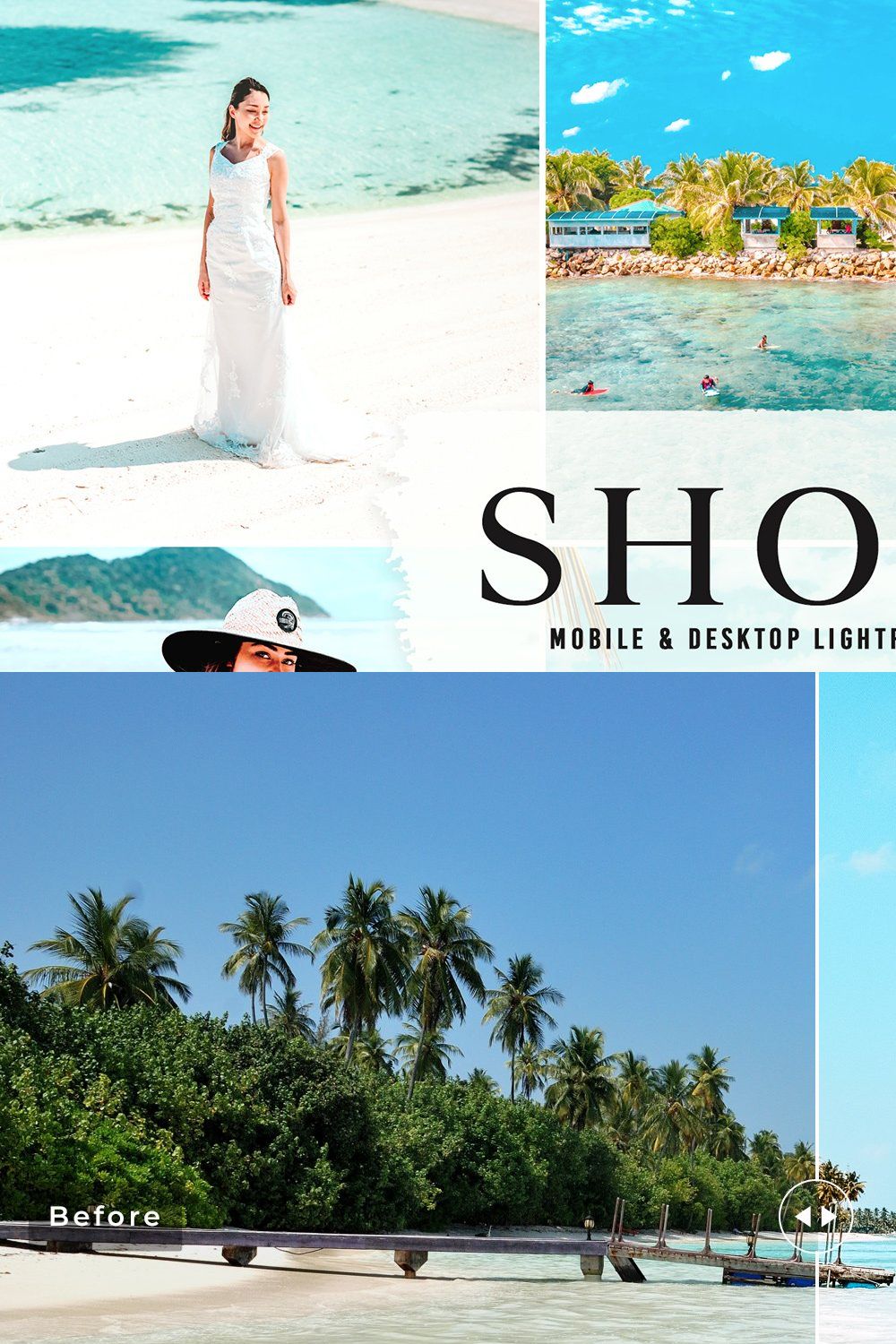 Shore Pro Lightroom Presets pinterest preview image.