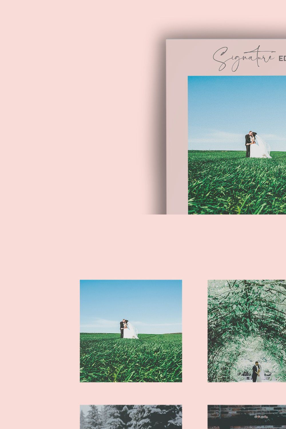 SIGNATURE BRIGHT & AIRY LR PRESET pinterest preview image.