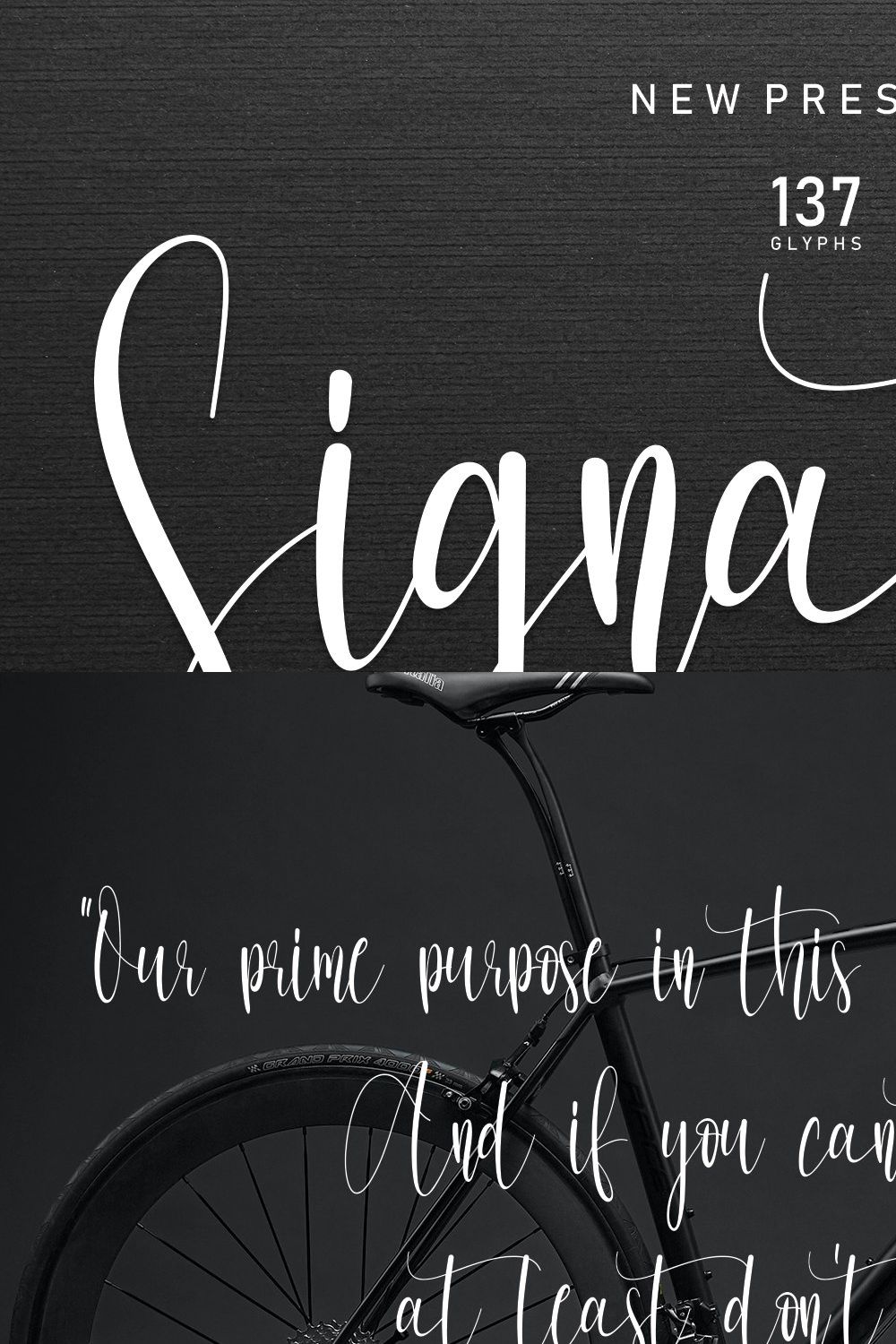 Signature | Handwriten Font pinterest preview image.