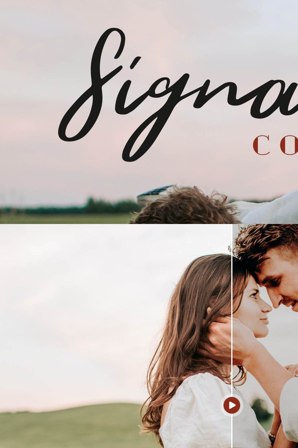 Signature Lightroom Presets pinterest preview image.