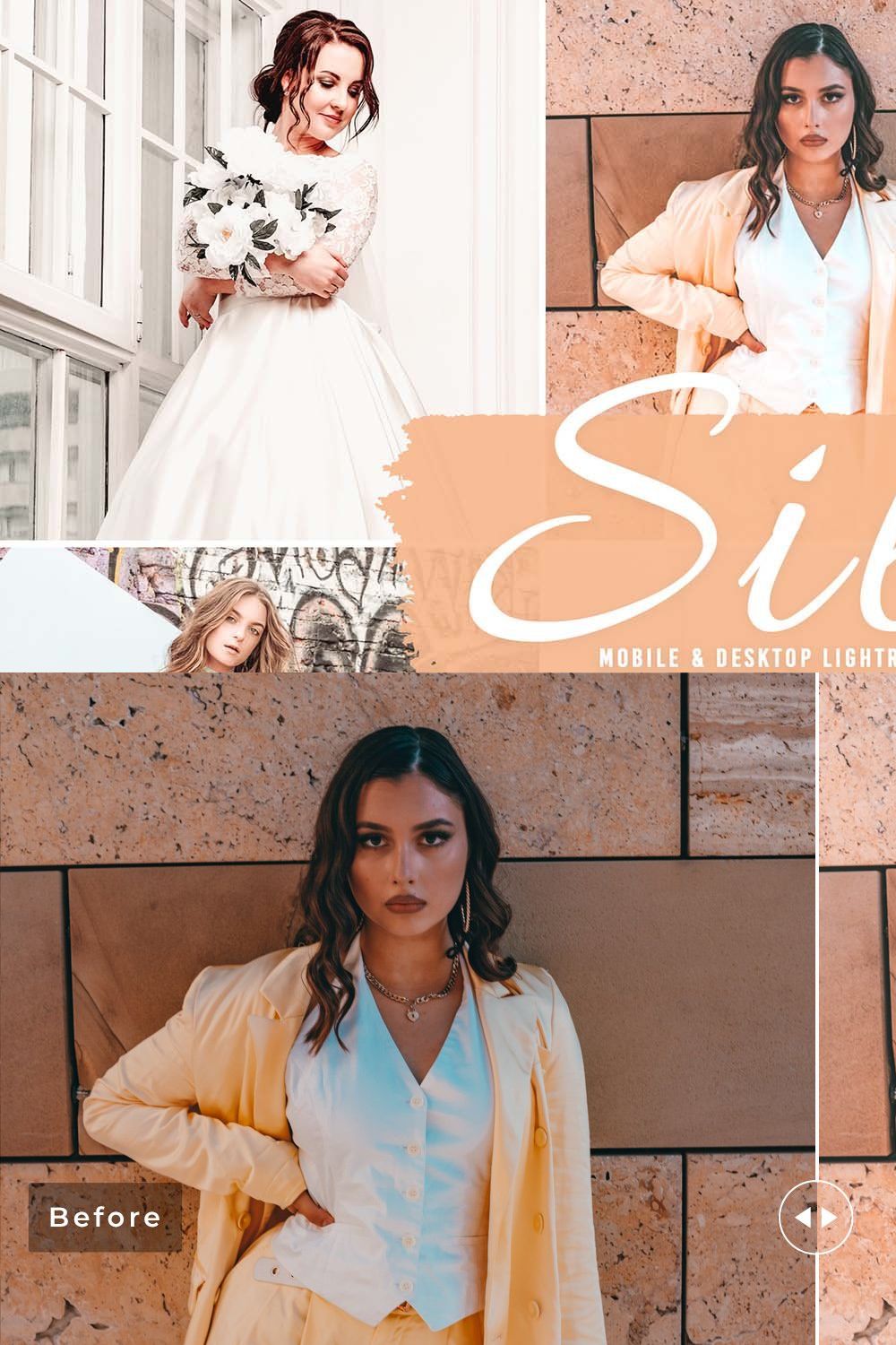 Silk Pro Lightroom Presets pinterest preview image.