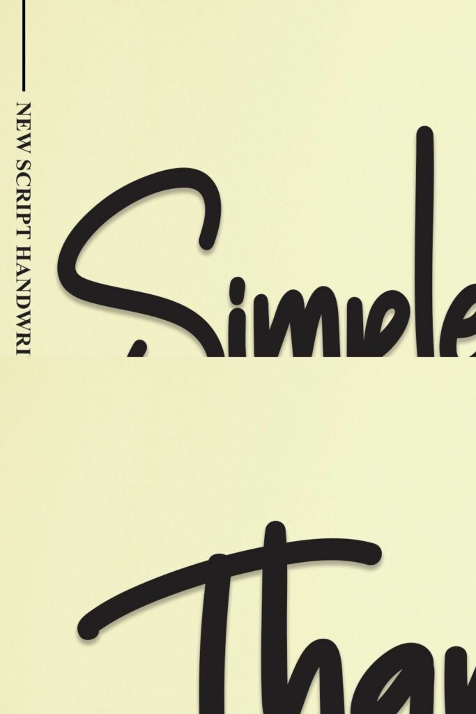 Simple Bold | Script Font – MasterBundles