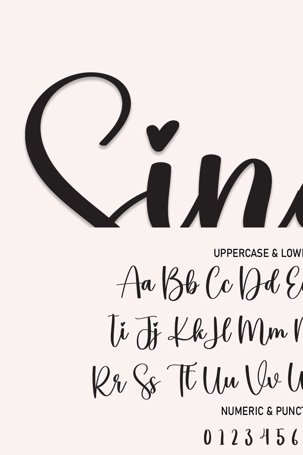 Single | Script Font pinterest preview image.