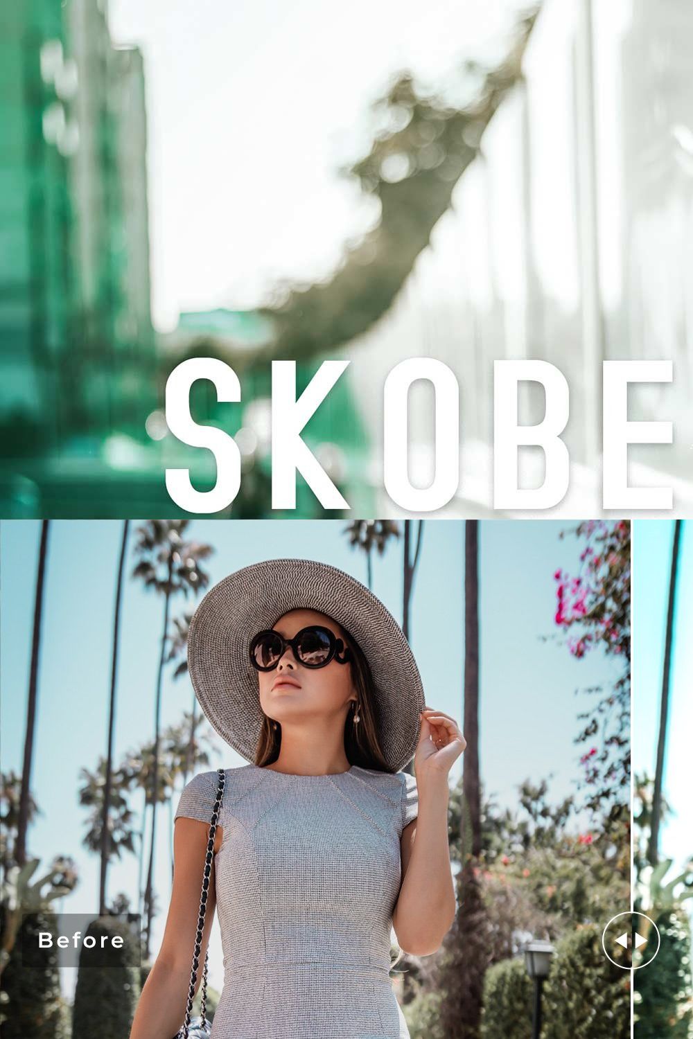 Skobeloff Pro Lightroom Presets pinterest preview image.