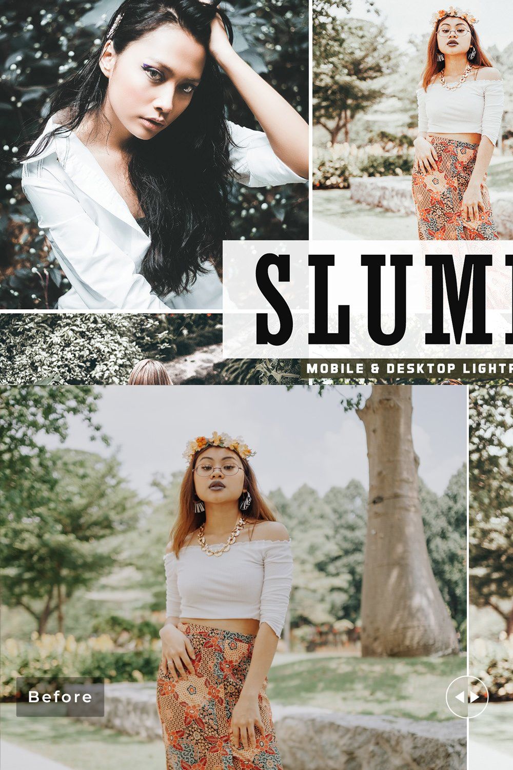 Slumber Pro Lightroom Presets pinterest preview image.