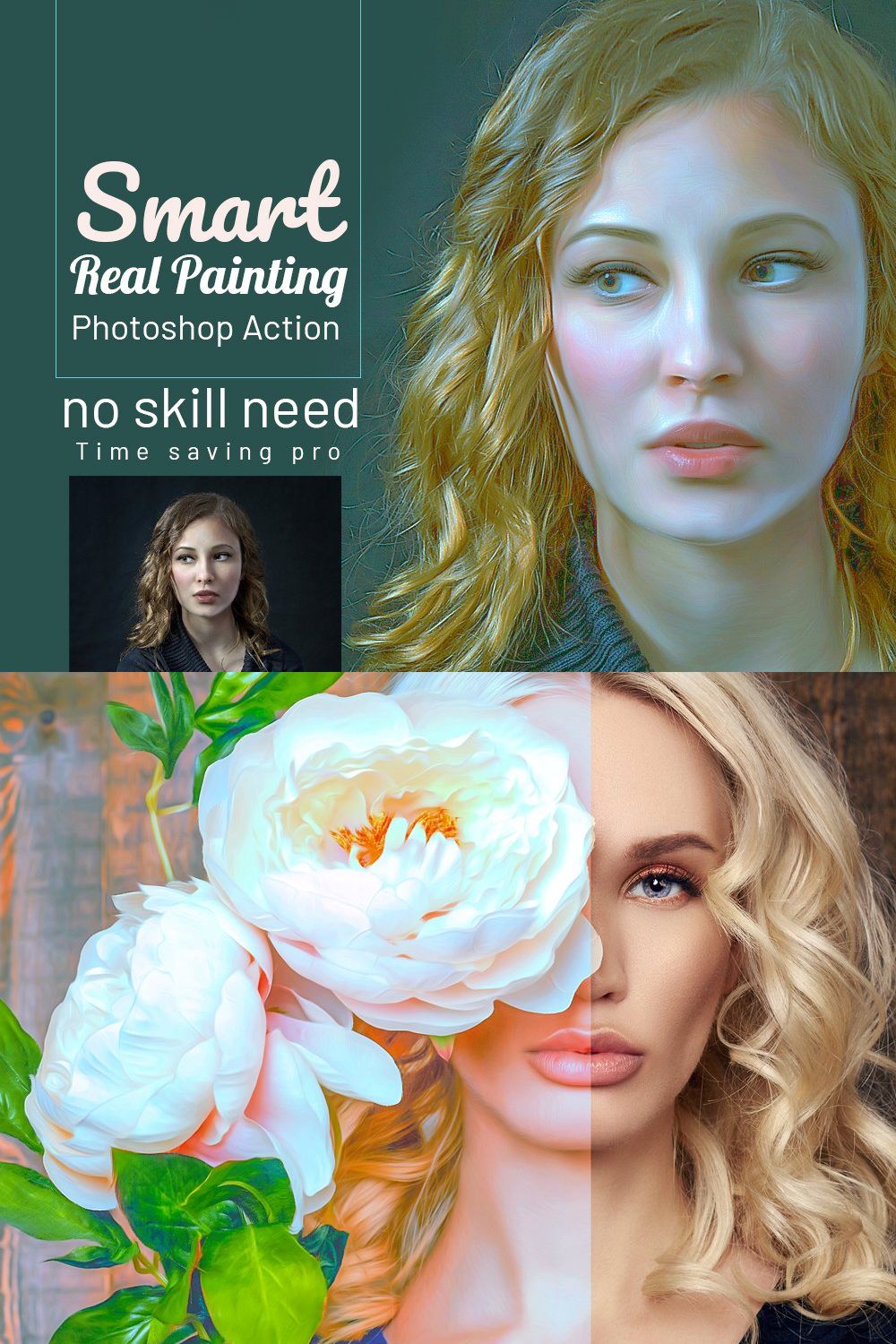 Smart Real Painting pinterest preview image.
