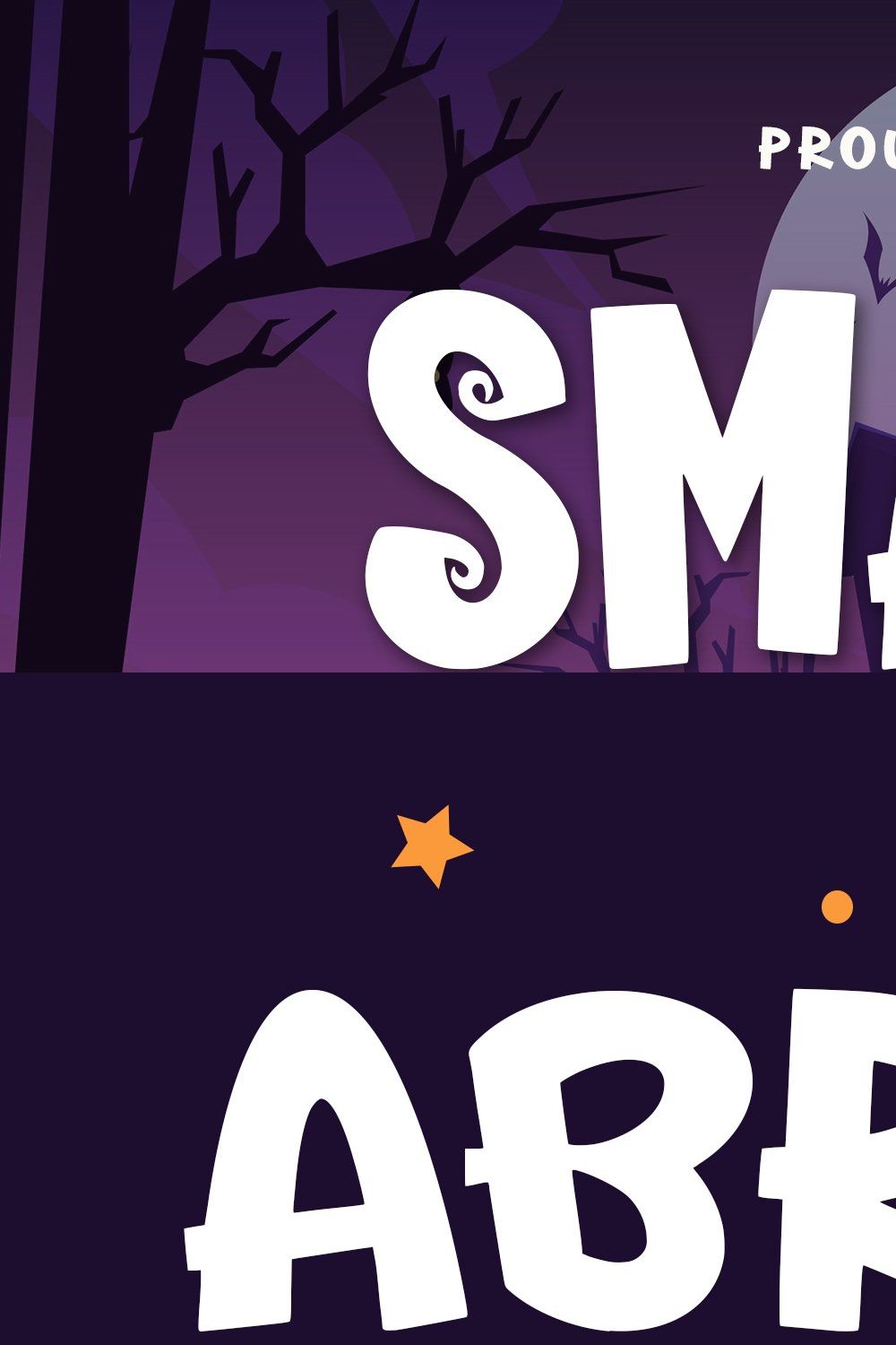 Smart Witch - Halloween Display Font pinterest preview image.