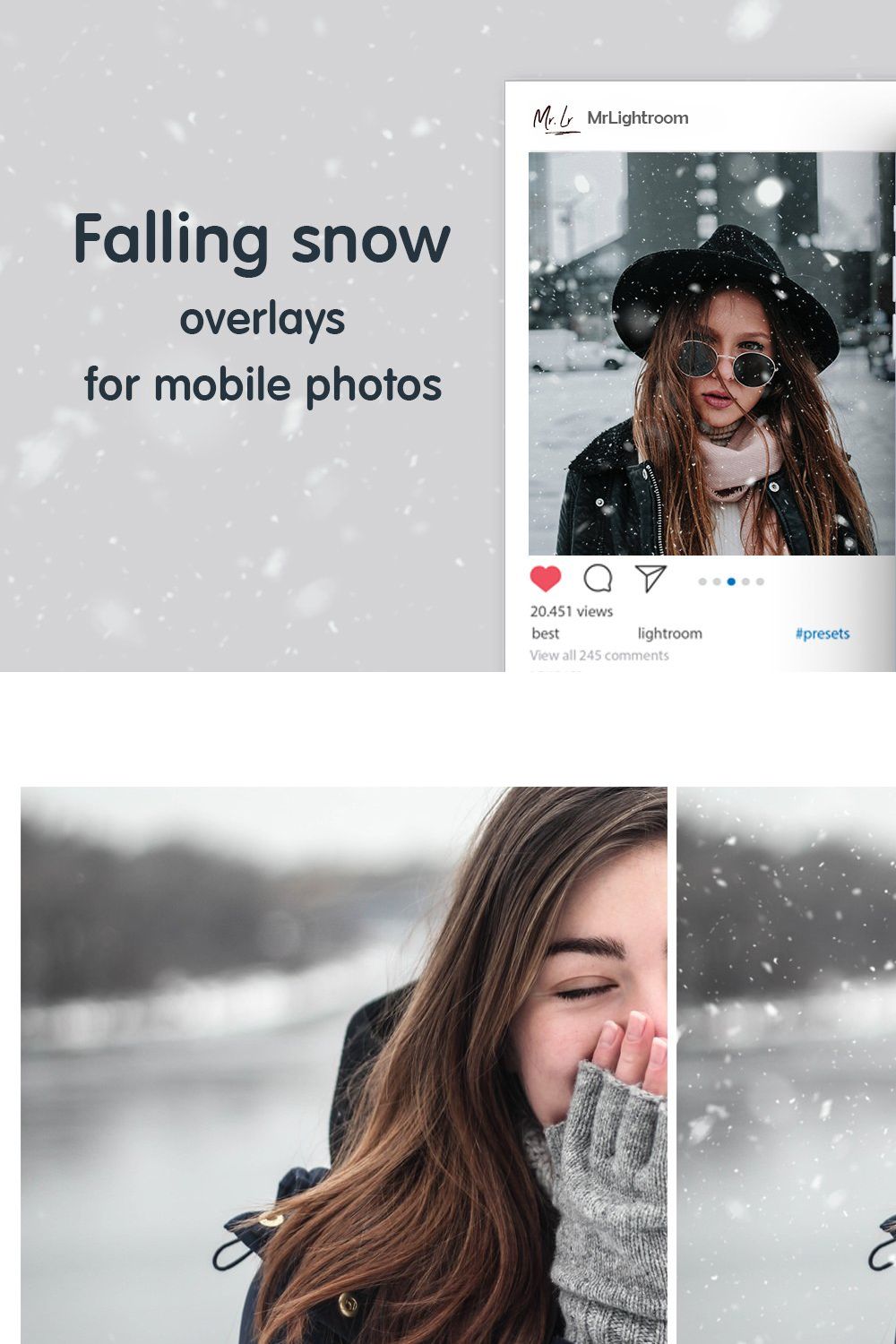 Snow Mobile Overlays pinterest preview image.