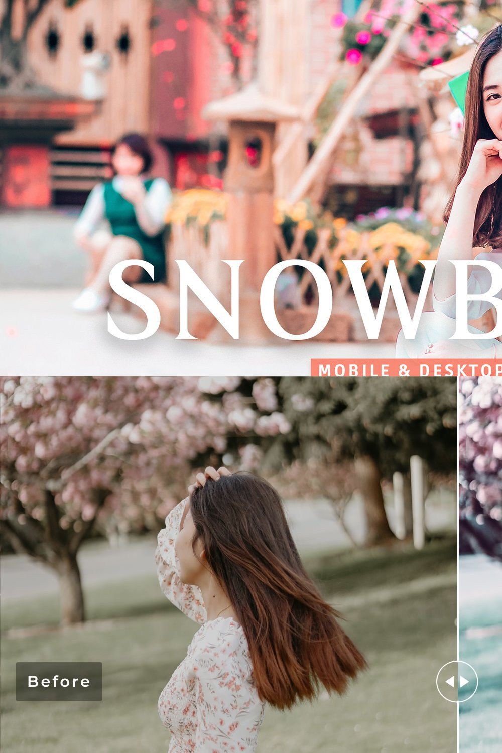 Snowberry Pro Lightroom Presets pinterest preview image.