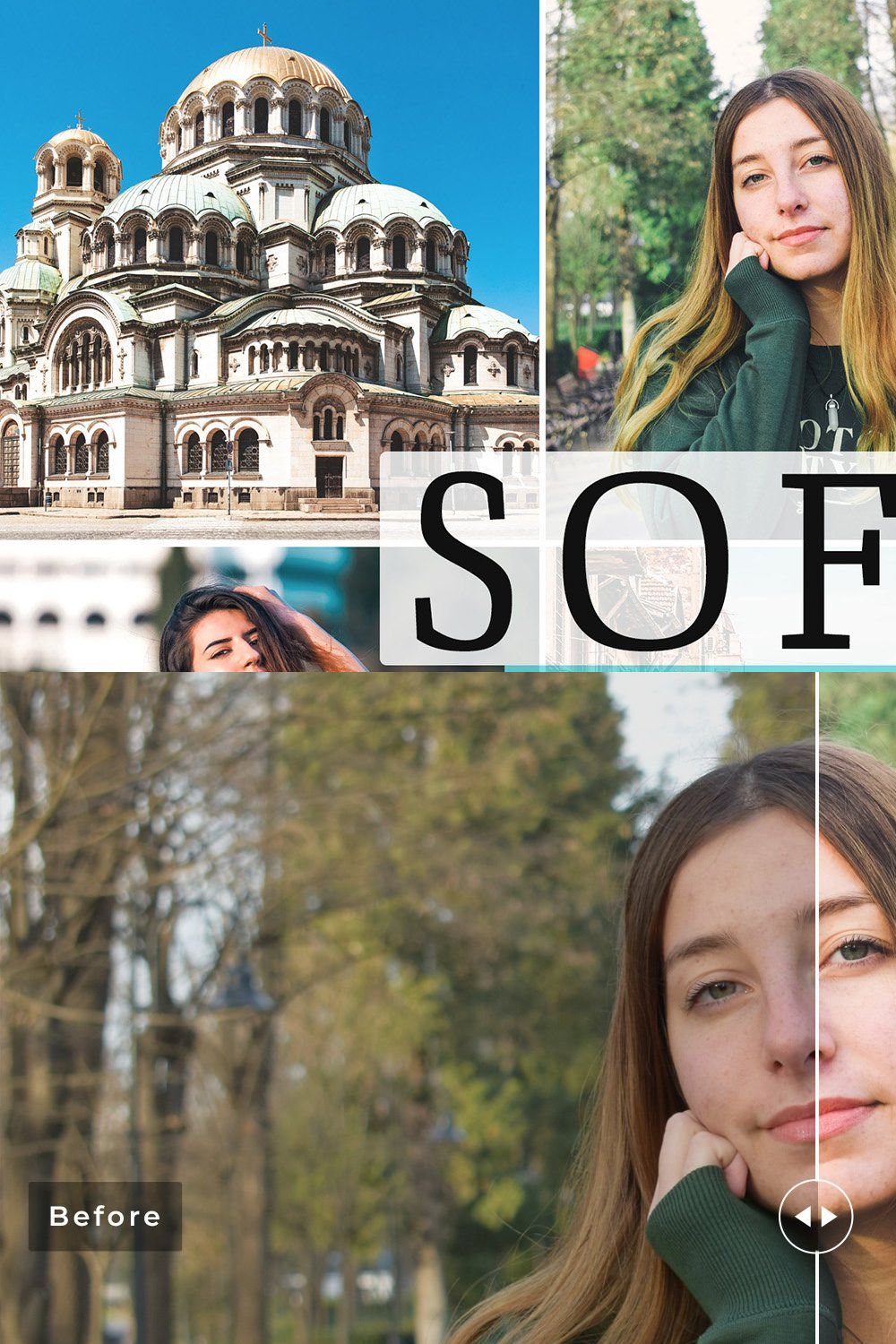 Sofia Pro Lightroom Presets pinterest preview image.