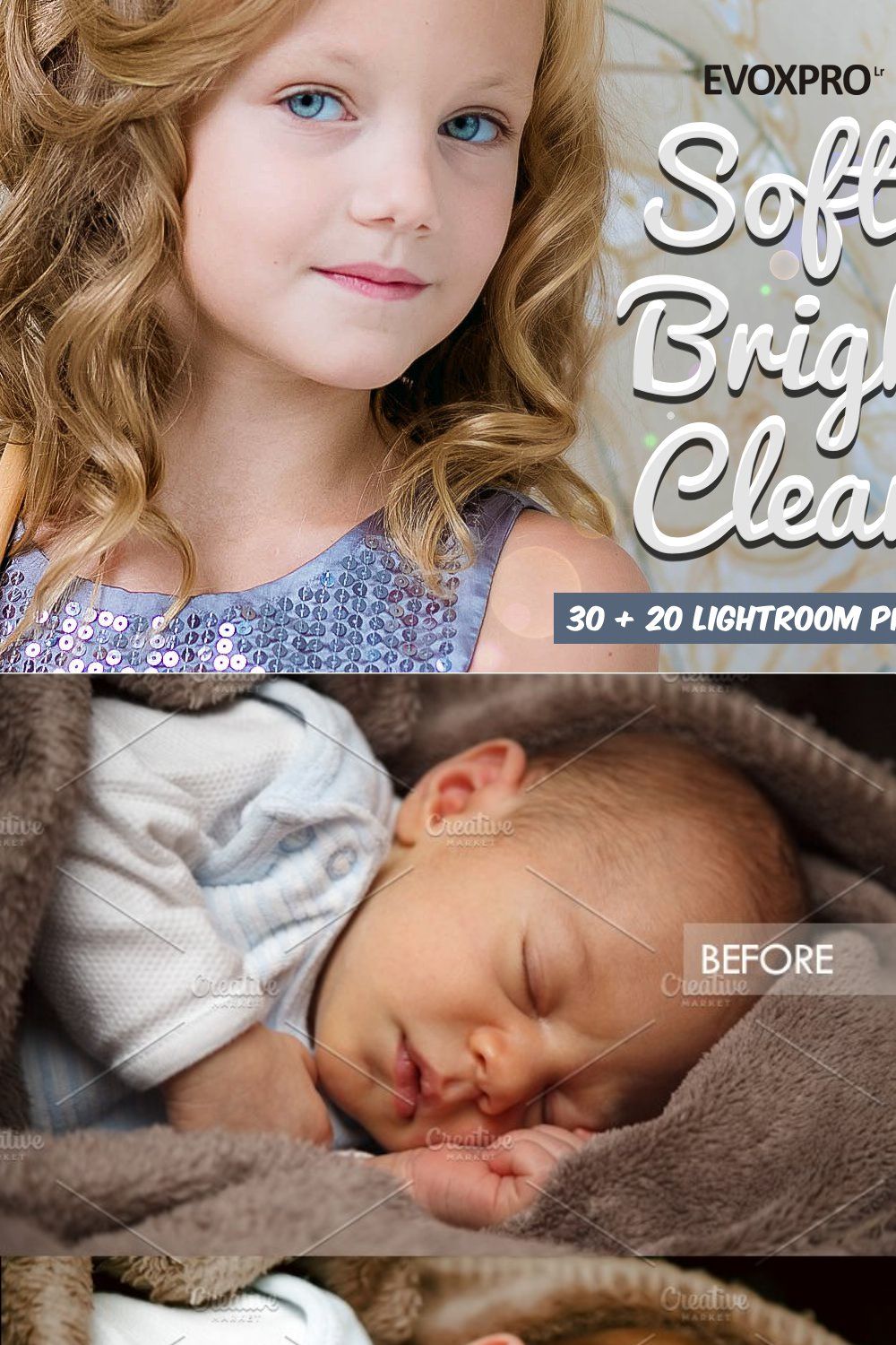 Soft Bright Clear - Lr Presets pinterest preview image.