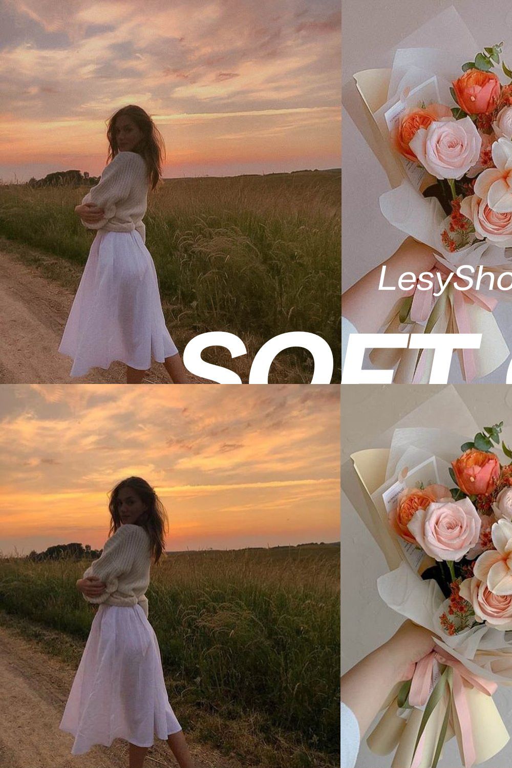 Soft Glow Lightroom Mobile Preset pinterest preview image.