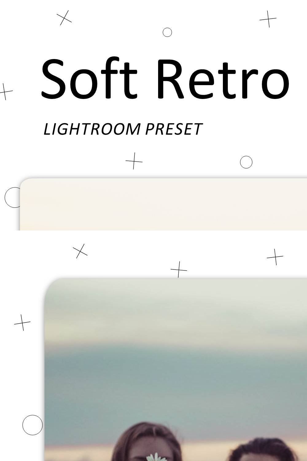 Soft Retro - Lightroom Presets pinterest preview image.