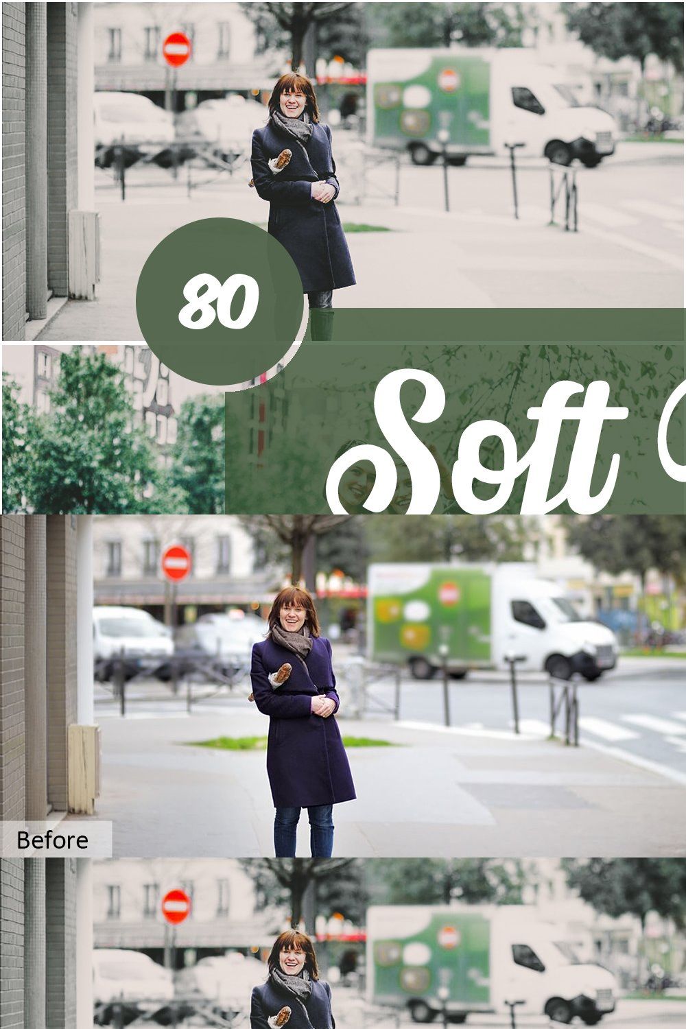 SoftLight Photoshop Actions pinterest preview image.