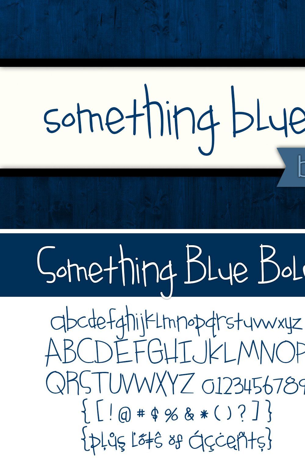 Something Blue Bold pinterest preview image.