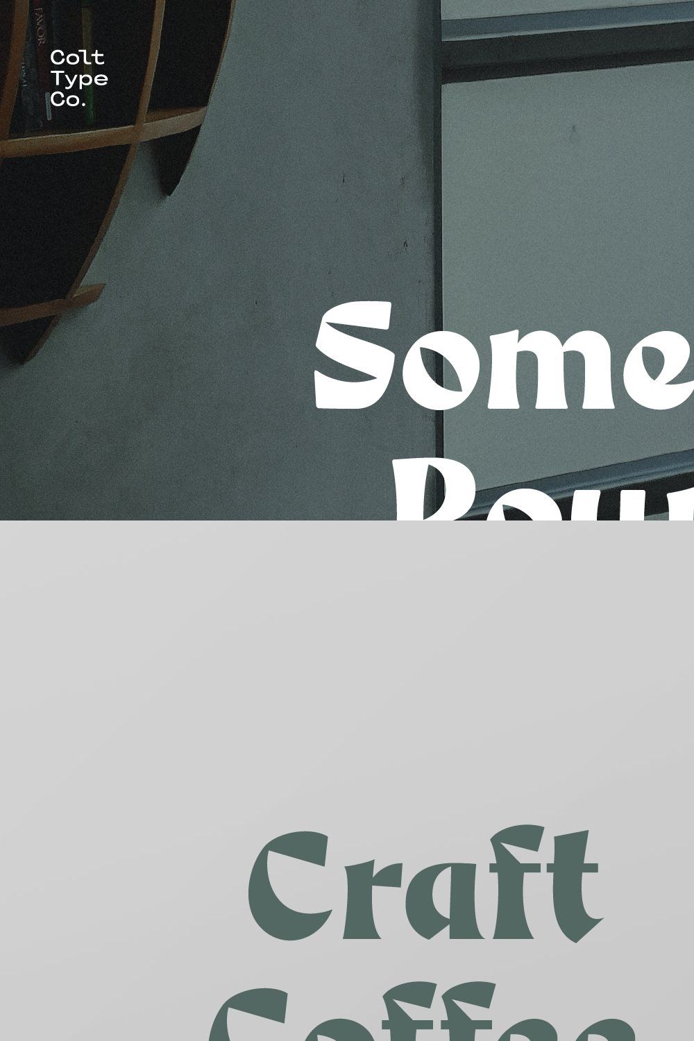 Something Rounded Serif Blackletter pinterest preview image.