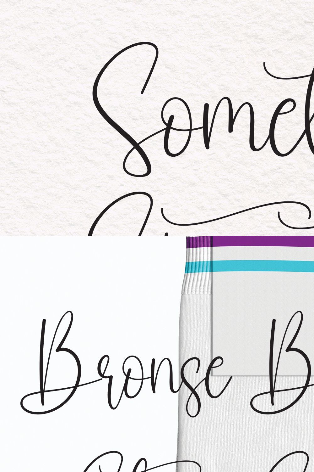 Sometime Signature | Script Font pinterest preview image.