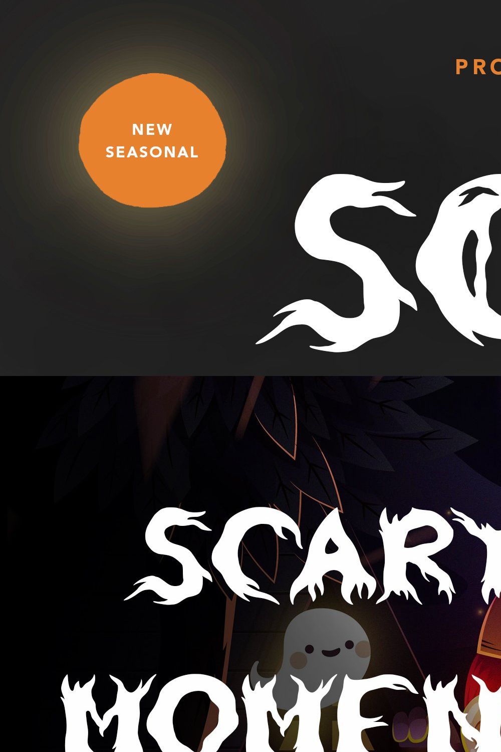 Soul Eater - Halloween Display Font pinterest preview image.