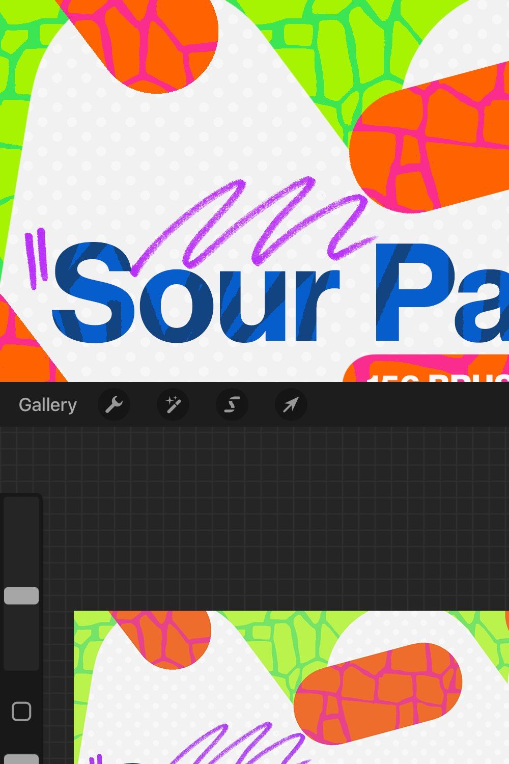 Sour Patterns Brush pinterest preview image.