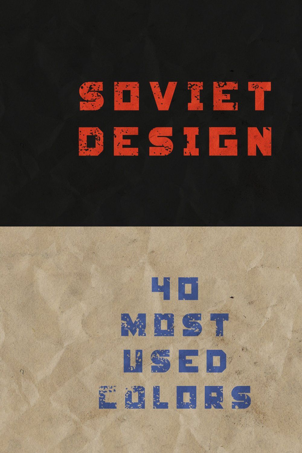 Soviet Design Swatches pinterest preview image.