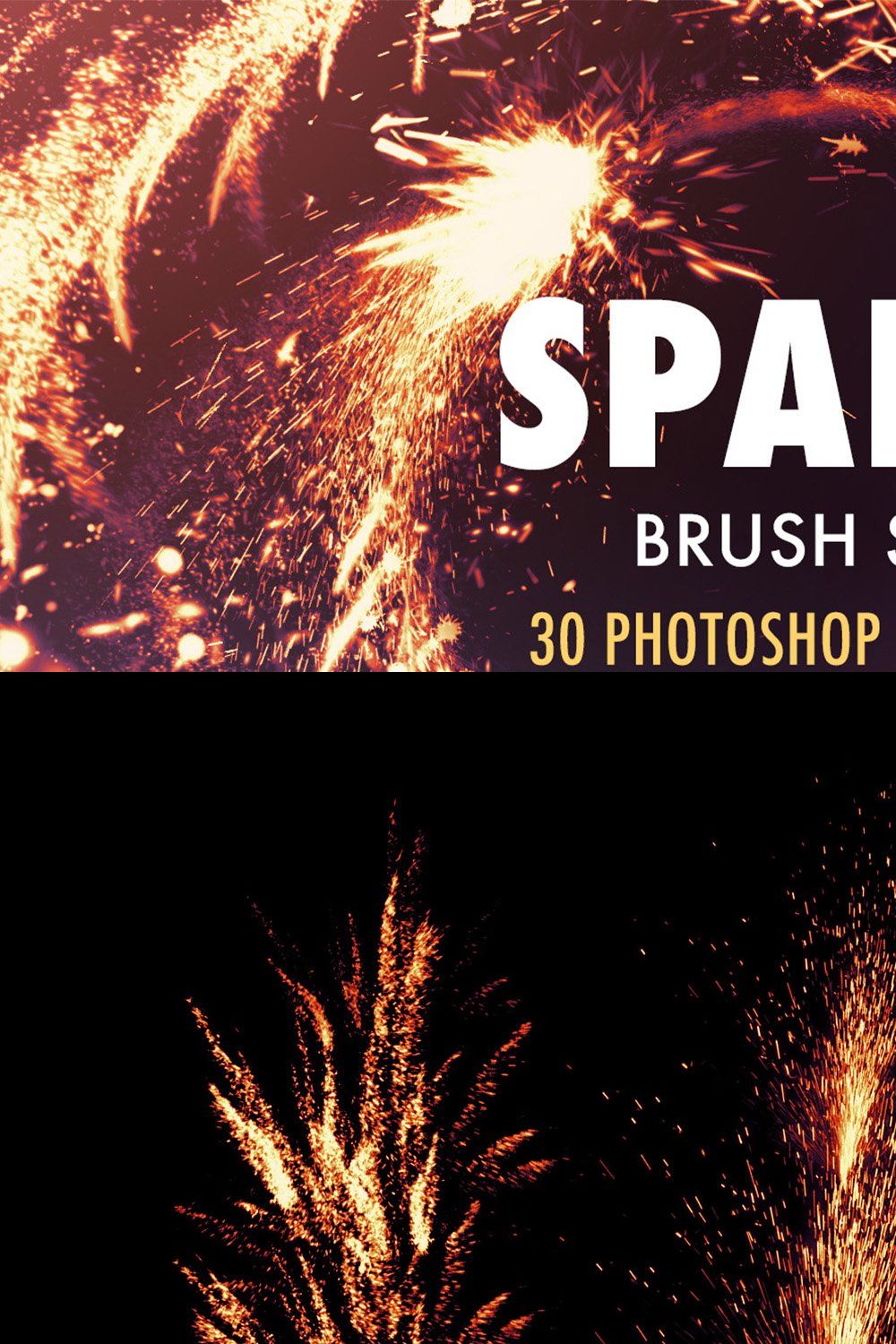 Spark Brush pack pinterest preview image.