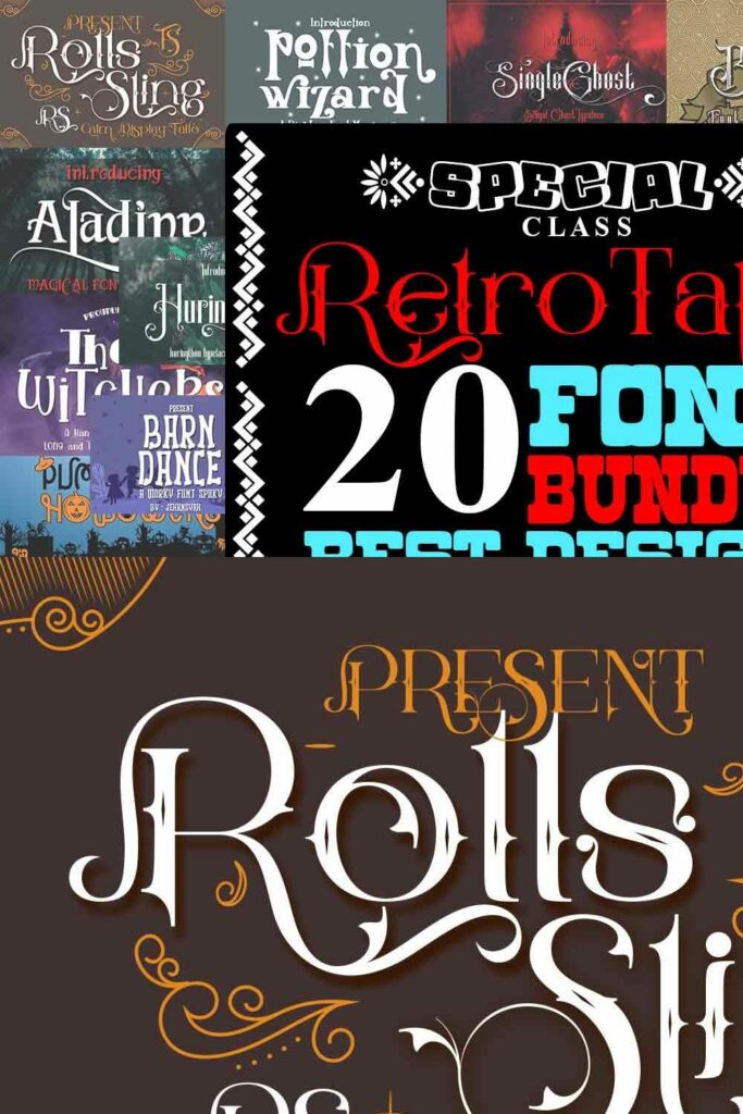 Special Collection 20 Font Bundle – MasterBundles