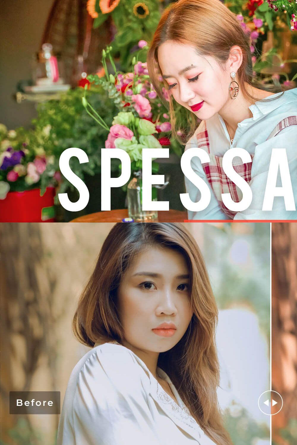 Spessartite Pro Lightroom Presets pinterest preview image.