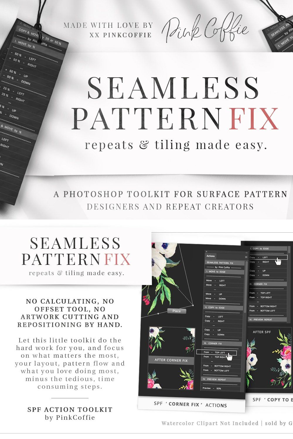 SPF - Seamless Patterns Made Easy! pinterest preview image.