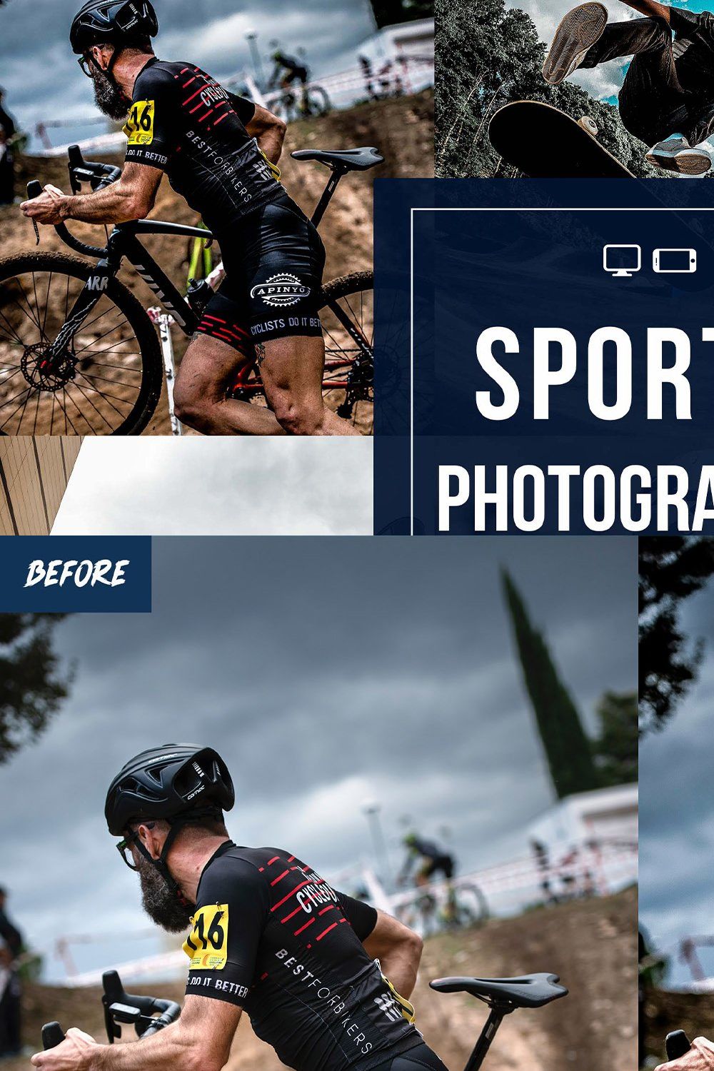 Sports Photography Lightroom Presets pinterest preview image.