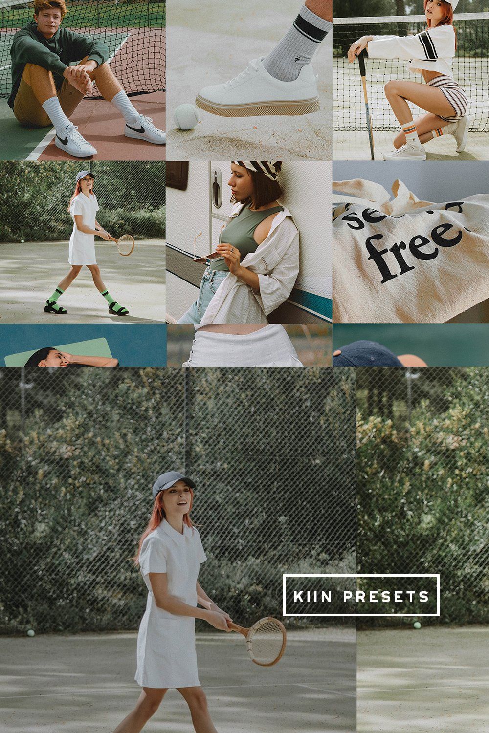 SPORTY 70'S LIGHTROOM MOBILE PRESETS pinterest preview image.