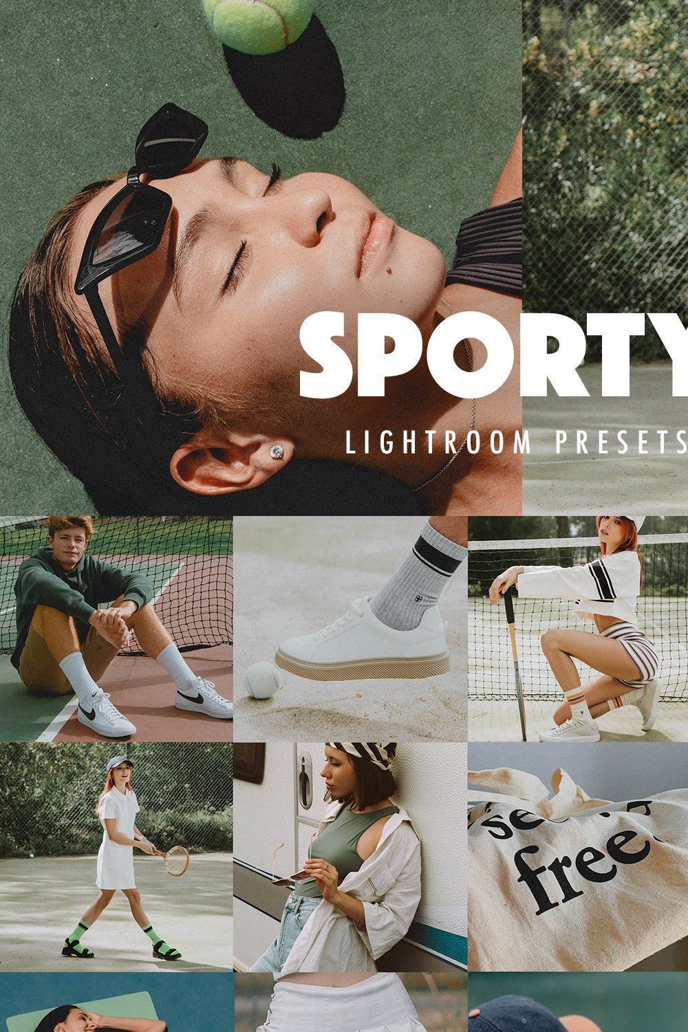 SPORTY 70'S LIGHTROOM PRESETS pinterest preview image.