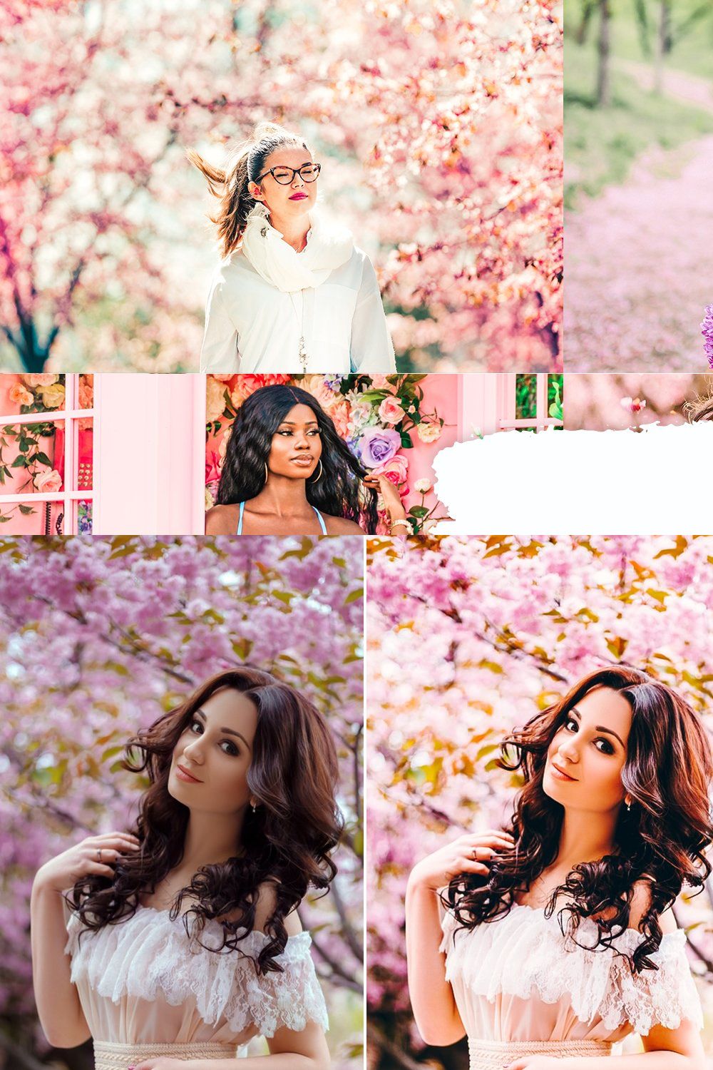 Spring Lightroom Presets pinterest preview image.