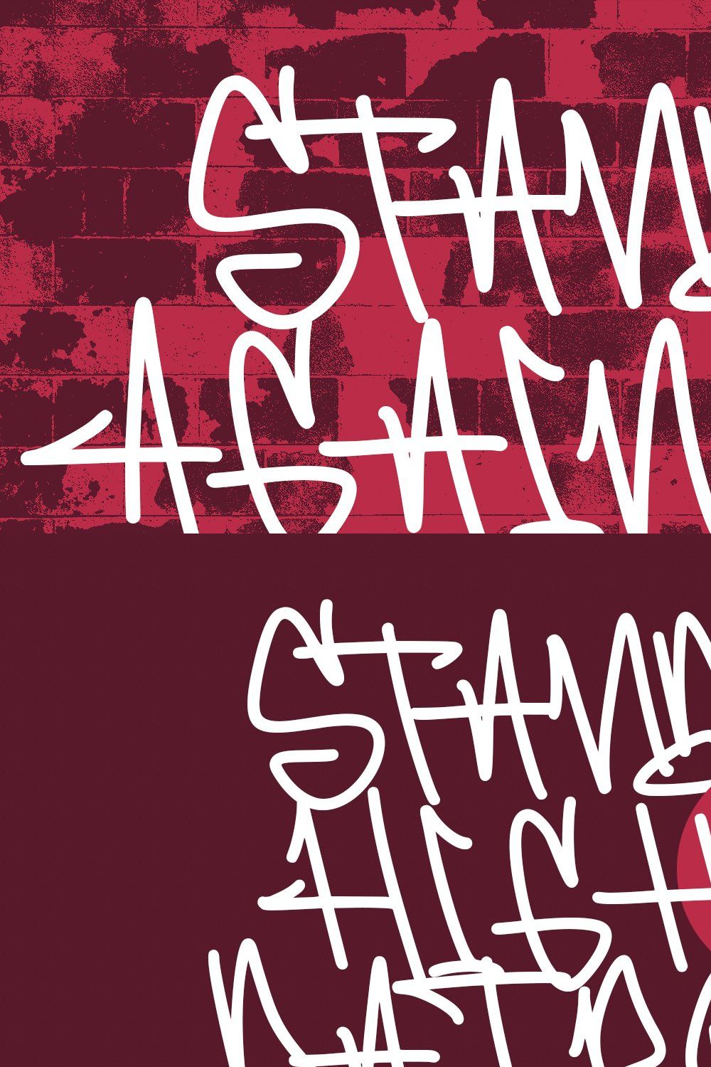 Stand Against Handwritten Graffiti pinterest preview image.