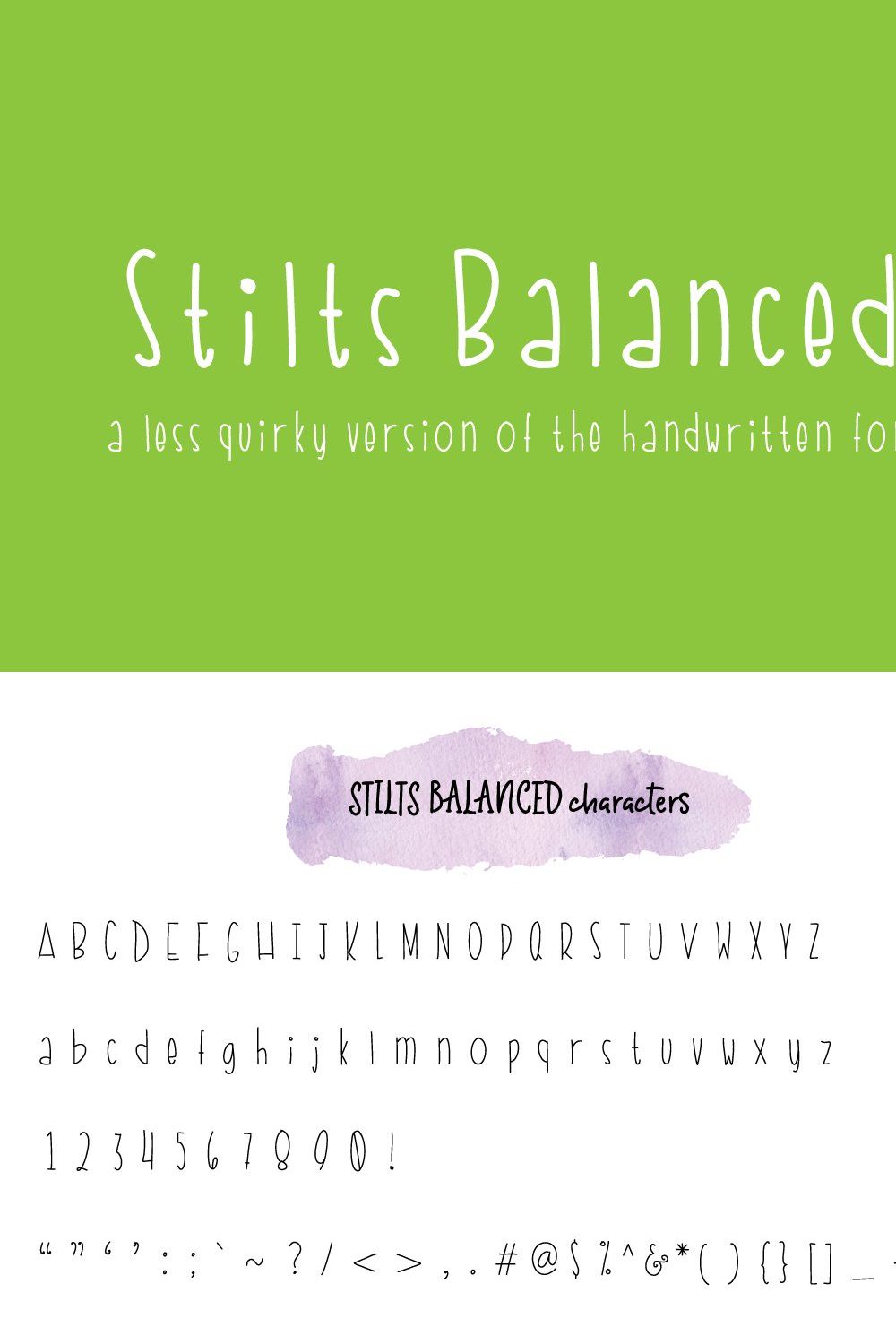Stilts Balanced pinterest preview image.