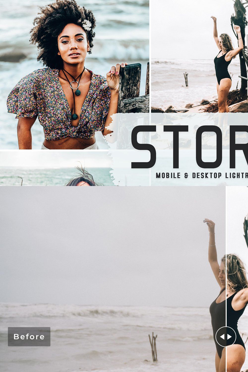 Stormy Pro Lightroom Presets pinterest preview image.